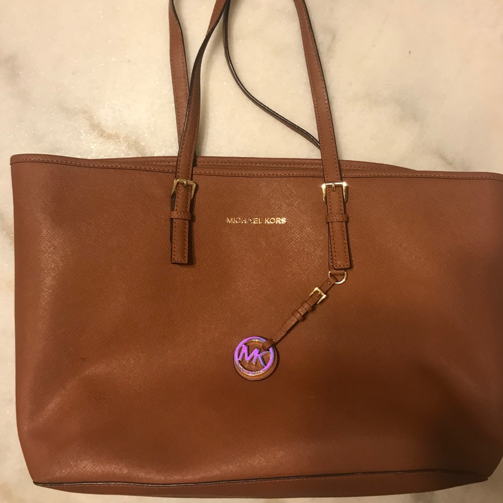 Michael Kors Leather Tote Bag